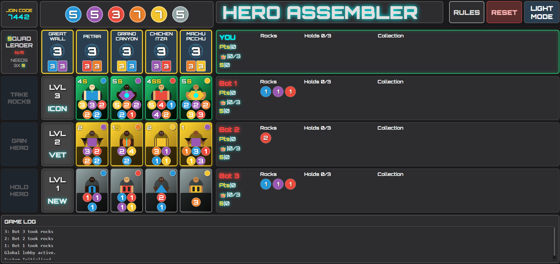 Hero Assembler: Card Battle (Board Game Adaptation)